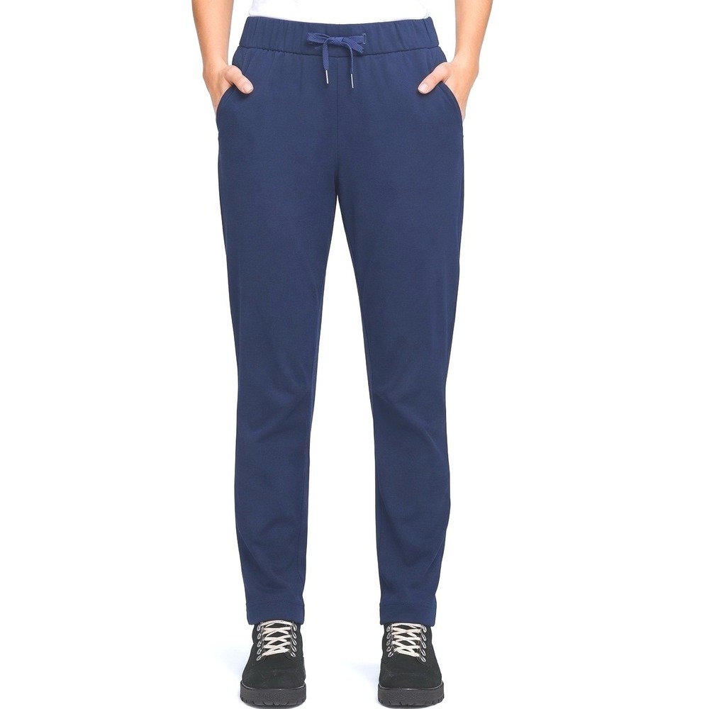 Lululemon On The Fly Pant Women's 4 True Navy Woven Travel‎ Stretch Ankle Casual